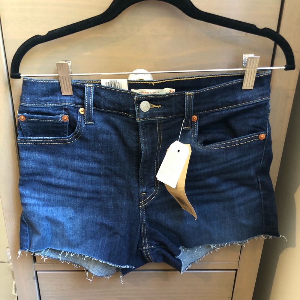 Levi’s high rise shorts